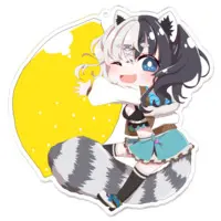 詠多まろ - Acrylic Key Chain - Key Chain - VTuber Size-100 x 100 (mm)