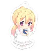 星乃めぐり - Acrylic Key Chain - Key Chain - VTuber Size-50 x 50 (mm)