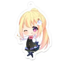 星乃めぐり - Acrylic Key Chain - Key Chain - VTuber Size-50 x 50 (mm)