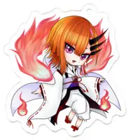 Itomori Taglu - Acrylic Key Chain - Key Chain - VTuber Size-50 x 50 (mm)