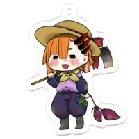 Itomori Taglu - Acrylic Key Chain - Key Chain - VTuber Size-50 x 50 (mm)