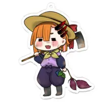 Itomori Taglu - Acrylic Key Chain - Key Chain - VTuber Size-70 x 70 (mm)