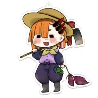 Itomori Taglu - Acrylic Key Chain - Key Chain - VTuber Size-100 x 100 (mm)