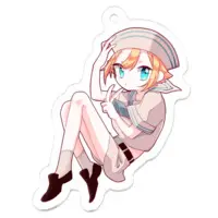 星野うみ - Acrylic Key Chain - Key Chain - VTuber Size-50 x 50 (mm)