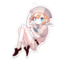星野うみ - Acrylic Key Chain - Key Chain - VTuber Size-70 x 70 (mm)