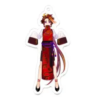 王太鳳 - Acrylic Key Chain - Key Chain - VTuber Size-70 x 70 (mm)