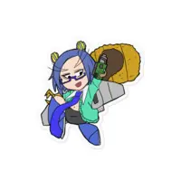 Machinery Tomoko - Stickers - VTuber