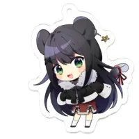 虎宮こはく - Acrylic Key Chain - Key Chain - VTuber Size-50 x 50 (mm)