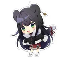 虎宮こはく - Acrylic Key Chain - Key Chain - VTuber Size-100 x 100 (mm)