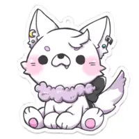 Inugami Yuki - Key Chain - Acrylic Key Chain - VTuber Size-70 x 70 (mm)