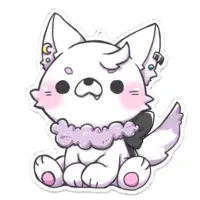 Inugami Yuki - Key Chain - Acrylic Key Chain - VTuber Size-100 x 100 (mm)