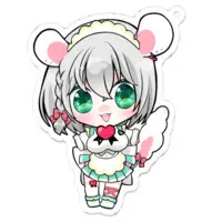 御酒よい - Acrylic Key Chain - Key Chain - VTuber Size-70 x 70 (mm)