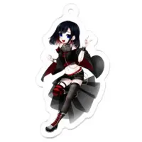 坂地もの子 - Acrylic Key Chain - Key Chain - VTuber Size-50 x 50 (mm)