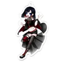坂地もの子 - Acrylic Key Chain - Key Chain - VTuber Size-70 x 70 (mm)