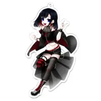 坂地もの子 - Acrylic Key Chain - Key Chain - VTuber Size-100 x 100 (mm)