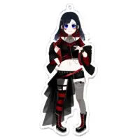 坂地もの子 - Acrylic Key Chain - Key Chain - VTuber Size-100 x 100 (mm)