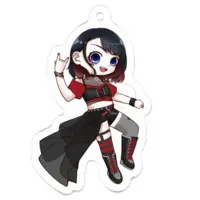 坂地もの子 - Acrylic Key Chain - Key Chain - VTuber Size-50 x 50 (mm)