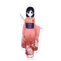 坂地もの子 - Acrylic Key Chain - Key Chain - VTuber Size-70 x 70 (mm)