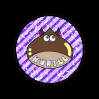 龍頭くりる - Stickers - VTuber Size-100 x 100 (mm)