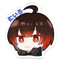 黒霧にいろ - Acrylic Key Chain - Key Chain - VTuber Size-50 x 50 (mm)