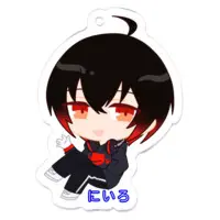 黒霧にいろ - Acrylic Key Chain - Key Chain - VTuber Size-50 x 50 (mm)