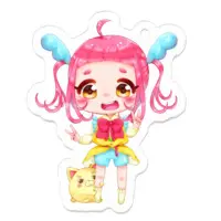 カルラ - Acrylic Key Chain - Key Chain - VTuber Size-50 x 50 (mm)