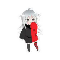 恋夏柚子-KonatsuYuzu - Stickers - VTuber Size-100 x 100 (mm)
