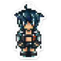 弐下呂未来 - Acrylic Key Chain - Key Chain - VTuber Size-50 x 50 (mm)