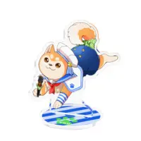 Inui Yuu - Acrylic stand - VTuber Size-70x70mm