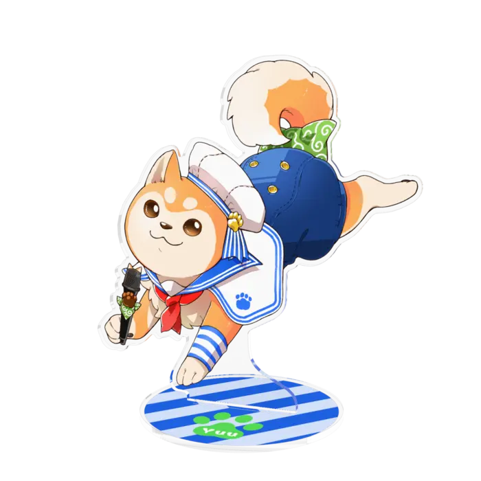 Inui Yuu - Acrylic stand - VTuber Size-160x160mm