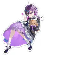 進藤あすか - Acrylic Key Chain - Key Chain - VTuber Size-100 x 100 (mm)