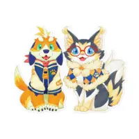 まーくん ちーやん - Stickers - VTuber Size-160 x 160 (mm)