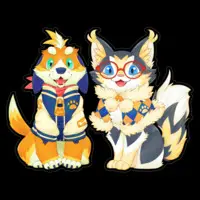 まーくん ちーやん - Stickers - VTuber Size-160 x 160 (mm)