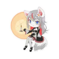 Волкова Apricot Ch. 御狼あんず - Stickers - VTuber Size-160 x 160 (mm)