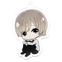 雪乃てん - Acrylic Key Chain - Key Chain - VTuber Size-50 x 50 (mm)