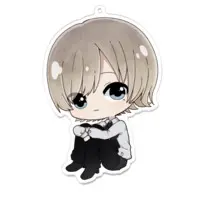 雪乃てん - Acrylic Key Chain - Key Chain - VTuber Size-100 x 100 (mm)