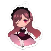 Kocha Yuzuka - Acrylic Key Chain - Key Chain - VTuber Size-50 x 50 (mm)