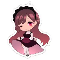 Kocha Yuzuka - Acrylic Key Chain - Key Chain - VTuber Size-70 x 70 (mm)
