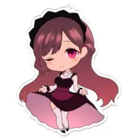 Kocha Yuzuka - Acrylic Key Chain - Key Chain - VTuber Size-100 x 100 (mm)
