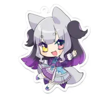 灰空ぺん - Acrylic Key Chain - Key Chain - VTuber Size-70 x 70 (mm)