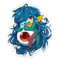 毛玉 - Acrylic Key Chain - Key Chain - VTuber Size-70 x 70 (mm)