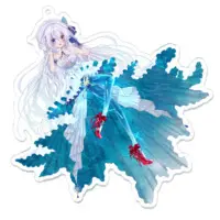 Tsukinami Nato - Acrylic Key Chain - Key Chain - VTuber Size-100 x 100 (mm)