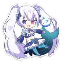 Tsukinami Nato - Acrylic Key Chain - Key Chain - VTuber Size-100 x 100 (mm)