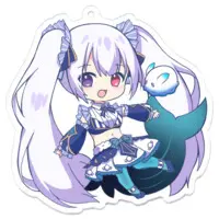 Tsukinami Nato - Acrylic Key Chain - Key Chain - VTuber Size-70 x 70 (mm)