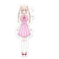 まゆにゃあ - Acrylic Key Chain - Key Chain - VTuber Size-70 x 70 (mm)