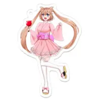 まゆにゃあ - Acrylic Key Chain - Key Chain - VTuber Size-70 x 70 (mm)