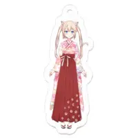 まゆにゃあ - Acrylic Key Chain - Key Chain - VTuber Size-50 x 50 (mm)