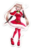 まゆにゃあ - Acrylic Key Chain - Key Chain - VTuber Size-70 x 70 (mm)