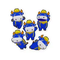 コバブル - Stickers - VTuber Size-100 x 100 (mm)