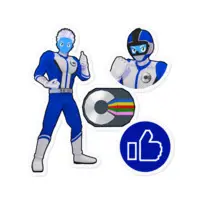 コバブル - Stickers - VTuber Size-100 x 100 (mm)